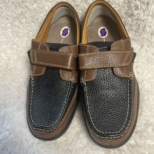 Dr. Comfort Mike 8660 Diabetic Men’s Casual Shoes Leather Black/Brown SZ12W